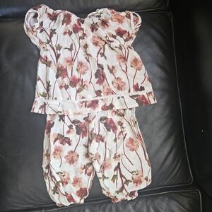 Victoria Beckham For Target Floral Baby Outfit